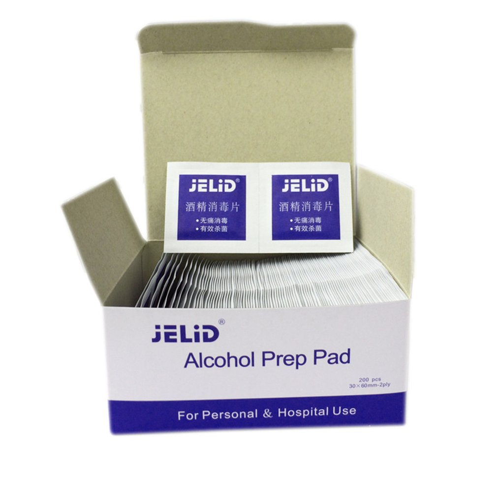 JELID-100Pcs-36cm-70-75-Alcohol-Prep-Pad-Disposable-Disinfection-Antiseptic-Clean-Wipe-Mobile-Phone--1655683-10
